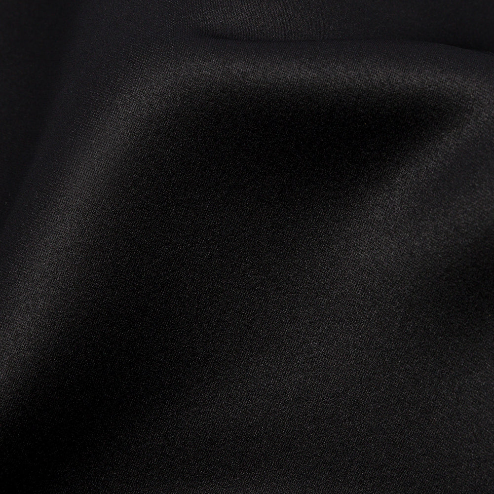 Polyester Duchess Satin - Black - Dominique Collection