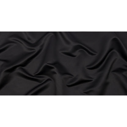 Polyester Duchess Satin - Black - Dominique Collection