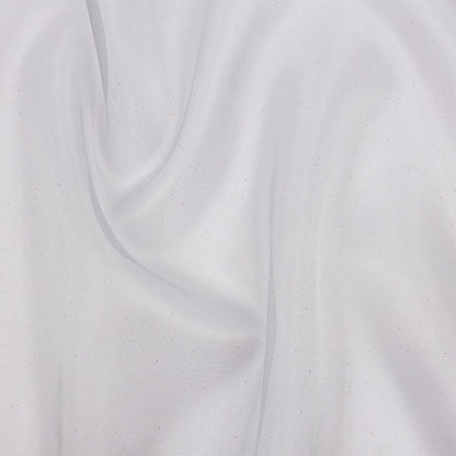 Polyester Mesh Organza with Gold Glitter - Pale Blue - Starlight Collection