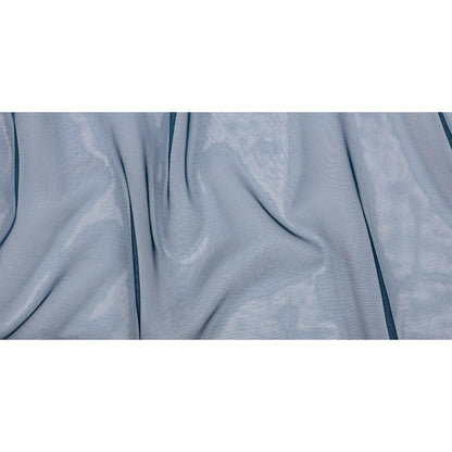 Polyester Mesh Organza with Gold Glitter - Navy - Starlight Collection