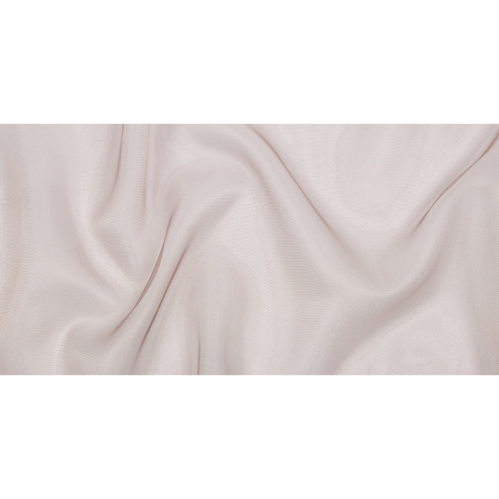 Polyester Mesh Organza with Silver Glitter - Stone - Starlight Collection - Full