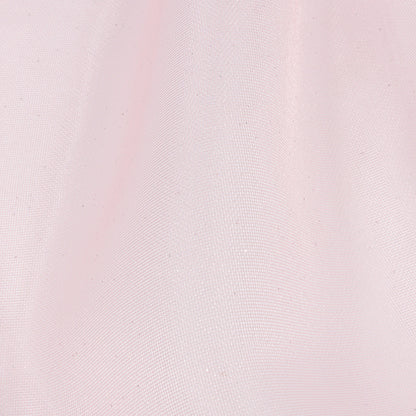 Polyester Mesh Organza with Silver Glitter - Baby Pink - Starlight Collection