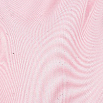 Polyester Mesh Organza with Silver Glitter - Bubblegum - Starlight Collection