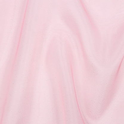 Polyester Mesh Organza with Silver Glitter - Bubblegum - Starlight Collection