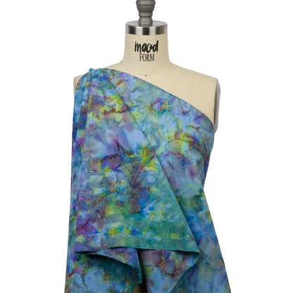 Island Batiks Foundation Basics Peacock Abstract Quilting Cotton