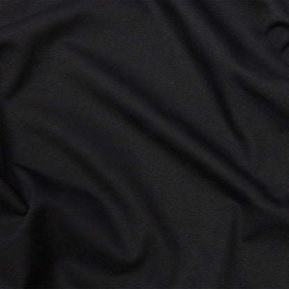 Black Stretch Rayon Jersey