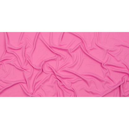 Pink Recycled Polyester Interlock Knit Full