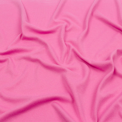 Pink Recycled Polyester Interlock Knit