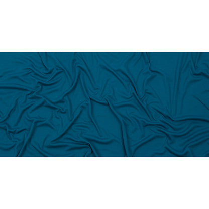 Teal Recycled Polyester Interlock Knit Full