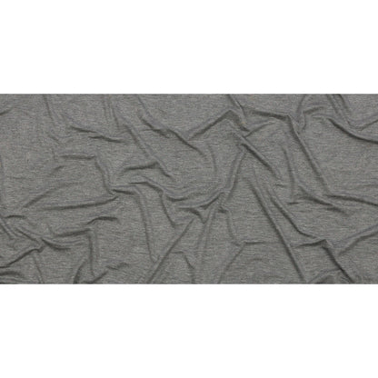Heathered Gray Stretch Rayon Jersey Full