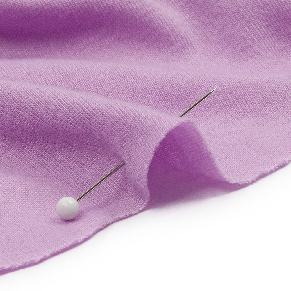 Lavender Recycled Polyester Interlock Knit Detail