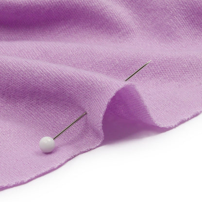 Lavender Recycled Polyester Interlock Knit Detail