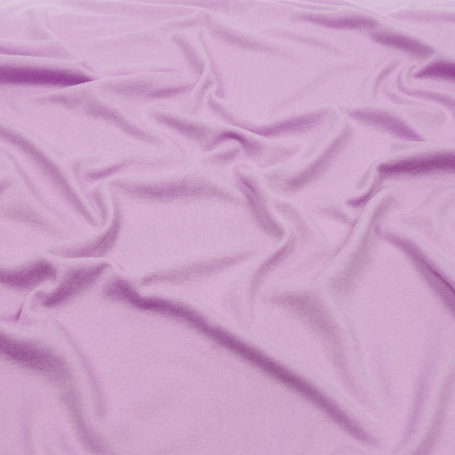 Lavender Recycled Polyester Interlock Knit