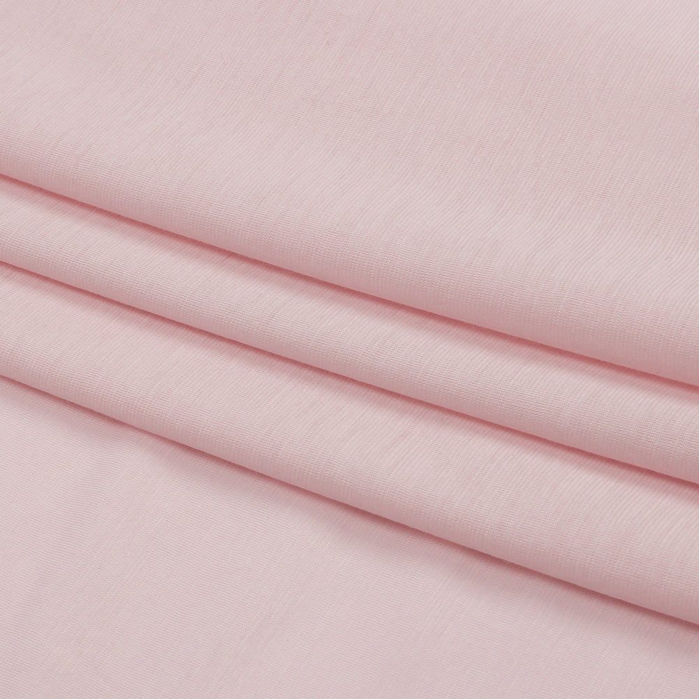 Baby Pink Rayon Jersey Folded
