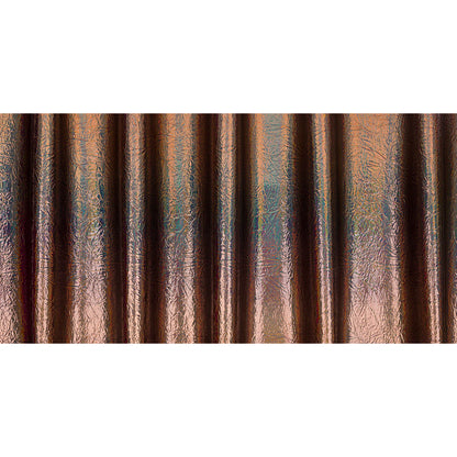 Crinkled Mirror Vinyl with Fabric Backing - Holographic Gray - Ingot Collection