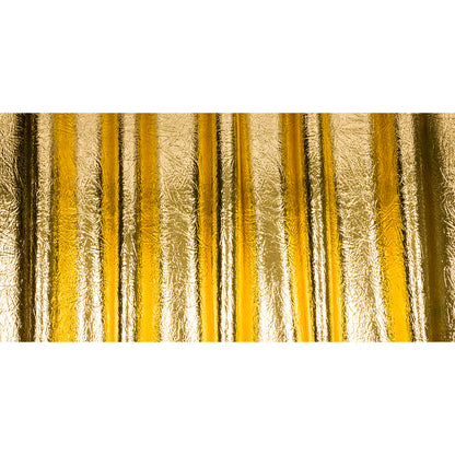 Crinkled Mirror Vinyl with Fabric Backing - Gold - Ingot Collection