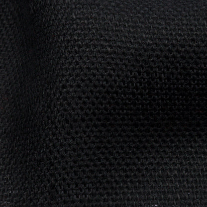 Black Linen Burlap Detail