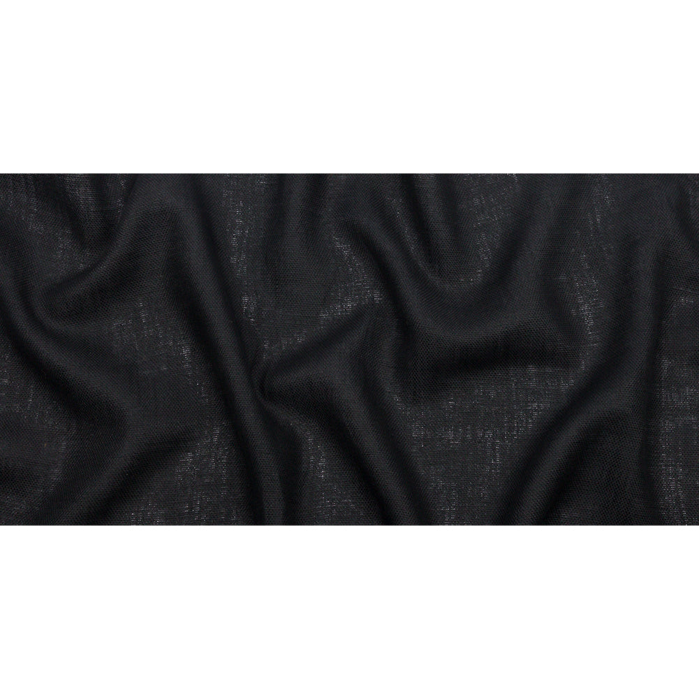 Black Linen Burlap Full