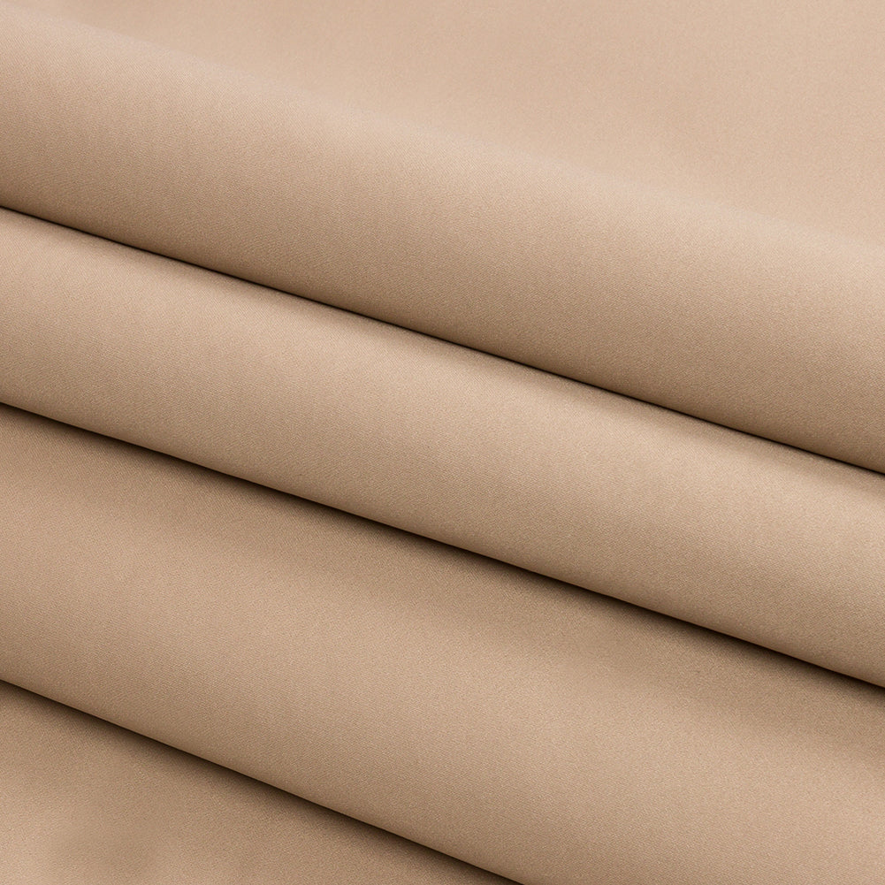 Taupe Polyester Satin Folded