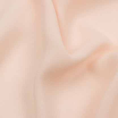 Peach Polyester Crepe Detail