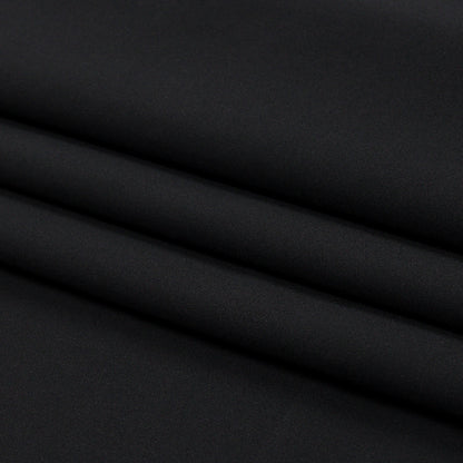 Black Lightweight Matte Polyester Lining Full