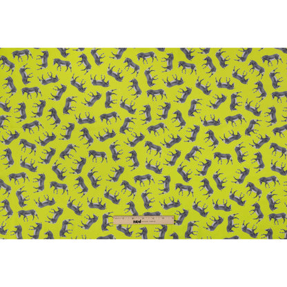 Compression Swimwear Tricot, UV Protective with Aloe Vera Microcapsules - Neon Lemon Zebras - Caye Collection Full