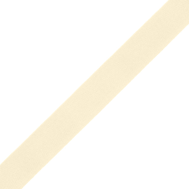 Tilly Ivory Pearl Herringbone Cotton Twill Tape - 15mm