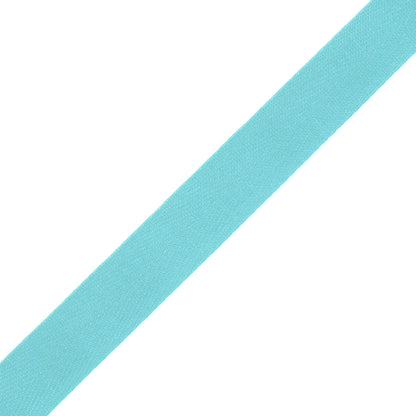 Tilly Electric Ice Blue Herringbone Cotton Twill Tape - 15mm