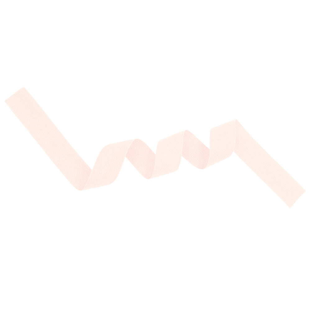 Tilly Light Blush Herringbone Cotton Twill Tape - 20mm Detail