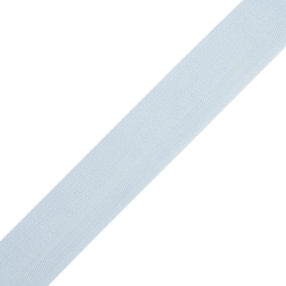 Tilly Ice Blue Herringbone Cotton Twill Tape - 25mm