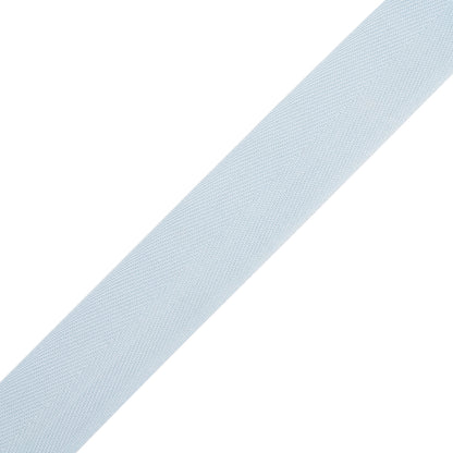 Tilly Ice Blue Herringbone Cotton Twill Tape - 25mm