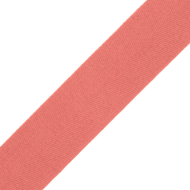 Tilly Copper Rose Herringbone Cotton Twill Tape - 25mm