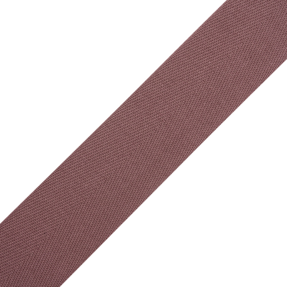 Tilly Deep Taupe Herringbone Cotton Twill Tape - 25mm