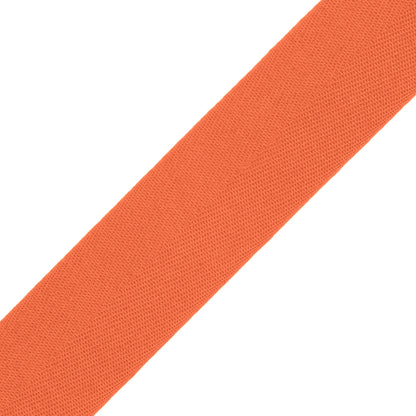 Tilly Spicy Chestnut Herringbone Cotton Twill Tape - 25mm