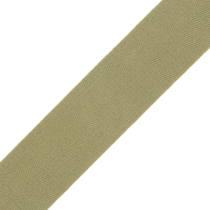 Tilly Camouflage Green Herringbone Cotton Twill Tape - 25mm