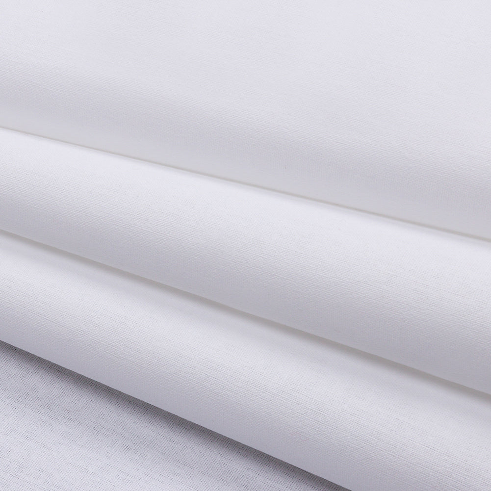 White Lightweight Cotton Buckram Folded
