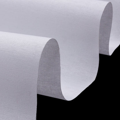 White Lightweight Cotton Buckram Drape