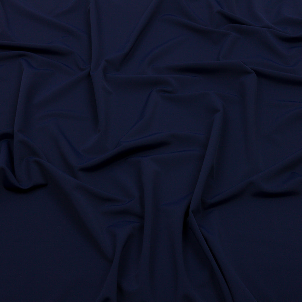 Navy Stretch Nylon Interlock Knit