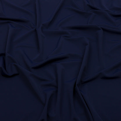 Navy Stretch Nylon Interlock Knit