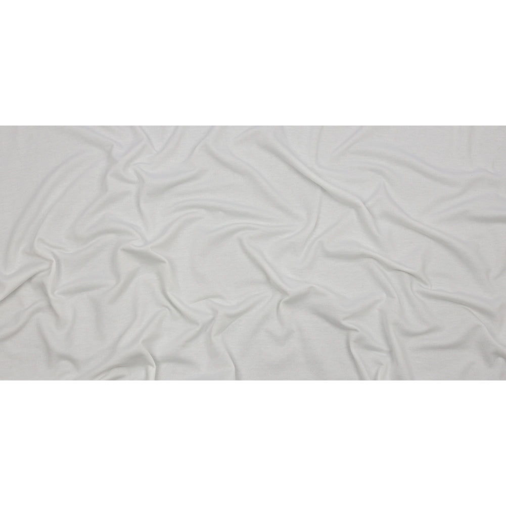 White Lightweight Polyester Sweatshirt Fleece Full