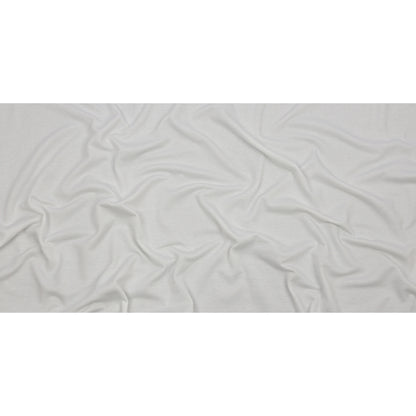 White Lightweight Polyester Sweatshirt Fleece Full