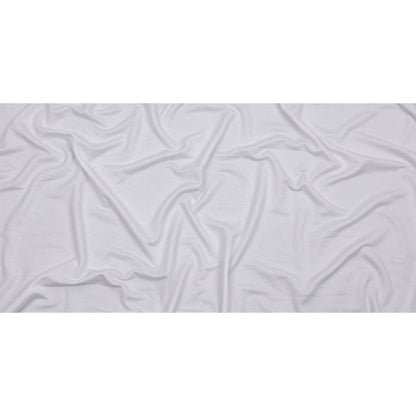 Off White Stretch Rayon French Terry Full