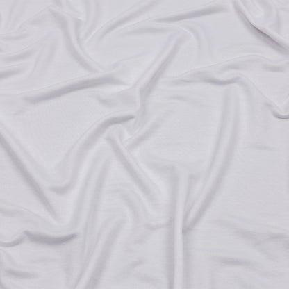 Off White Stretch Rayon French Terry
