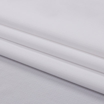 White Stretch Polyester Ripstop Folded