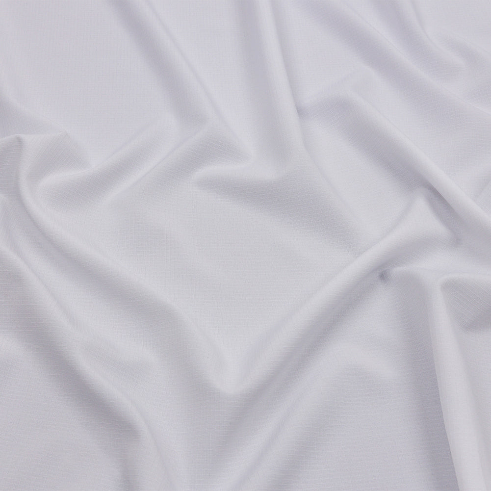 White Stretch Polyester Ripstop