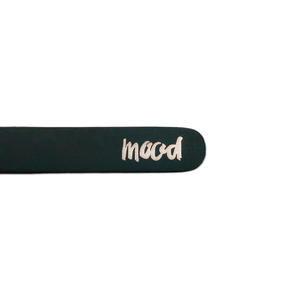 Mood Matte Black Curved Nose Tweezers - 4.75"