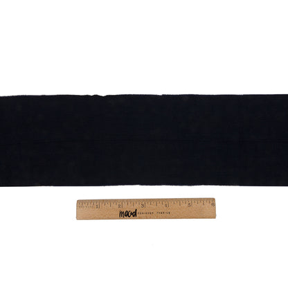 Navy 1x1 Foldover Rib Knit Trim - 37" x 3.75" Full