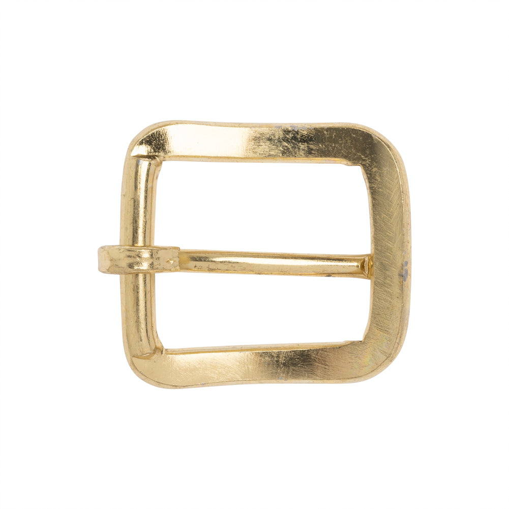 Gold Classic Square Metal Buckle - 1.625" x 1.75" - Detail - Image 3 of 4