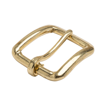 Gold Classic Square Metal Buckle - 1.625" x 1.75" Folded