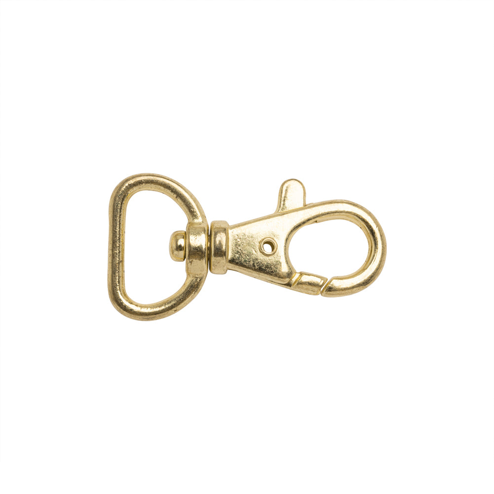 Bright Gold Metal Lobster Clasp - 1.625" x 0.875"